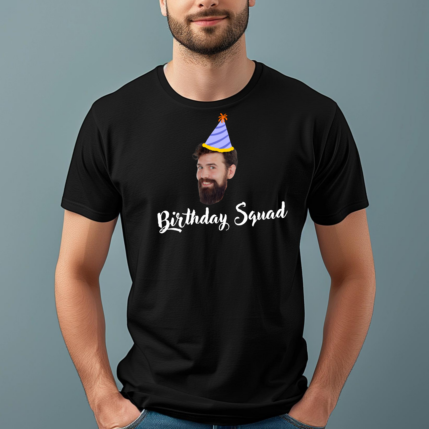 T-Shirt Custom Face Birthday Party