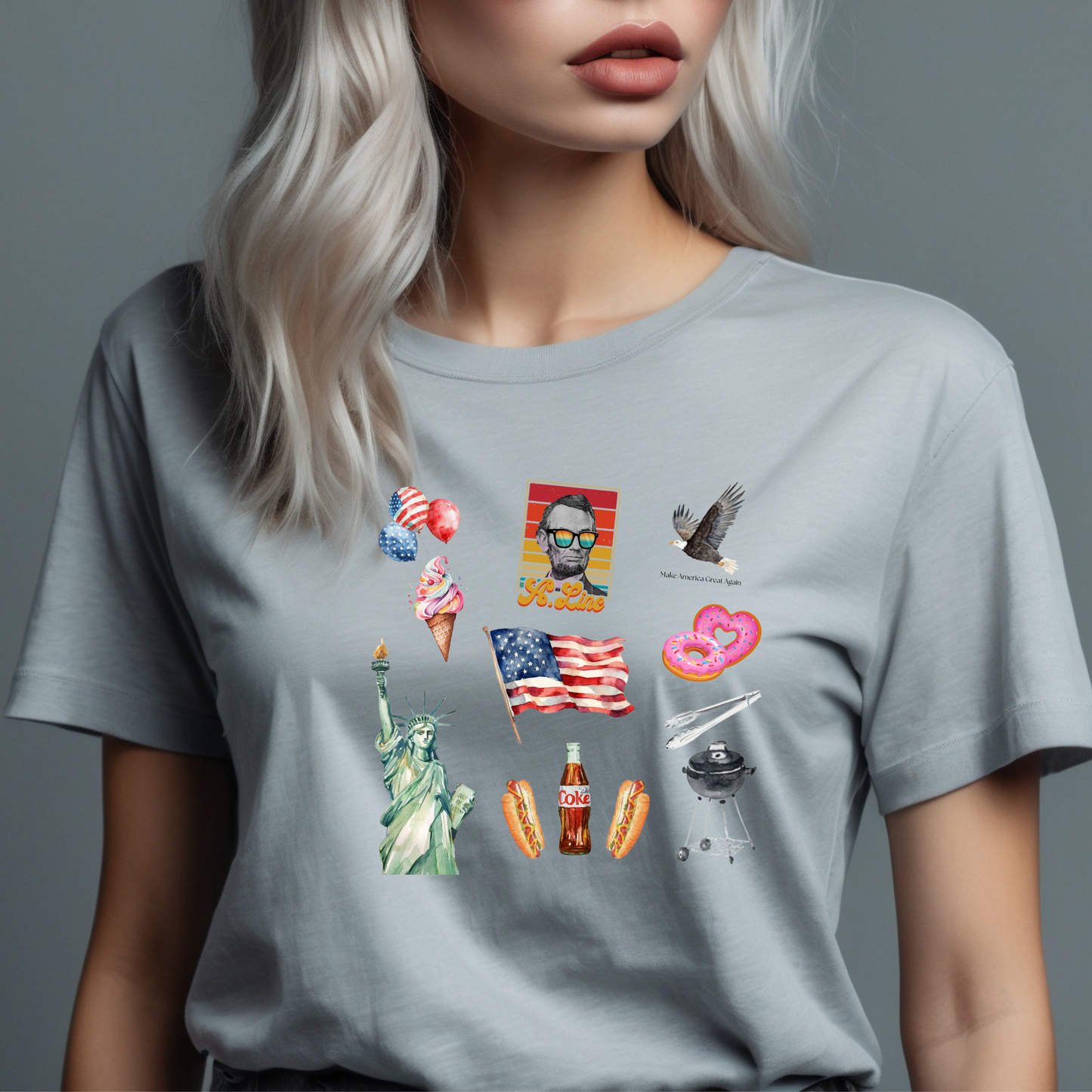 Scrapbook T-Shirt Vintage Americana