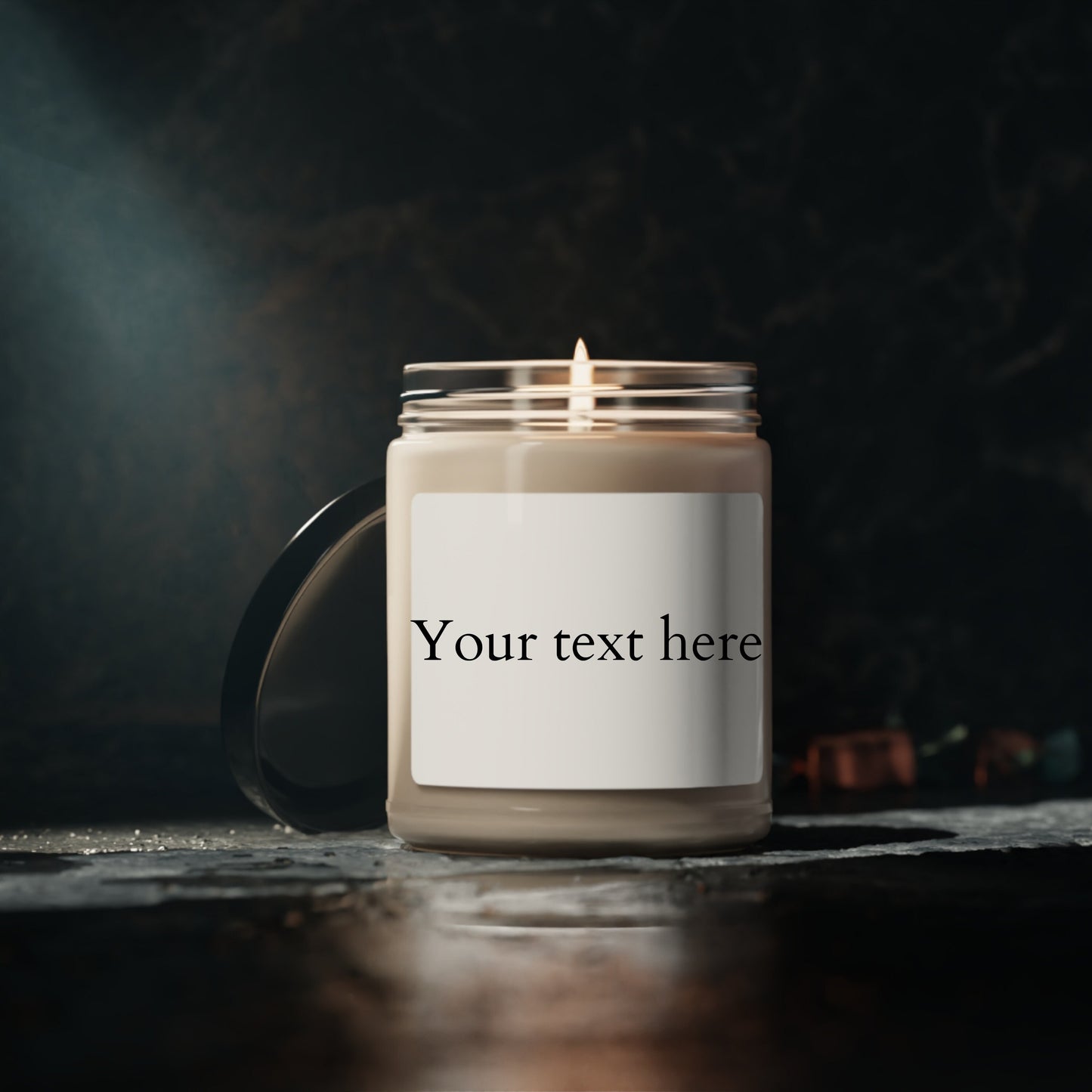 Personalized Candle with Your Custom Text