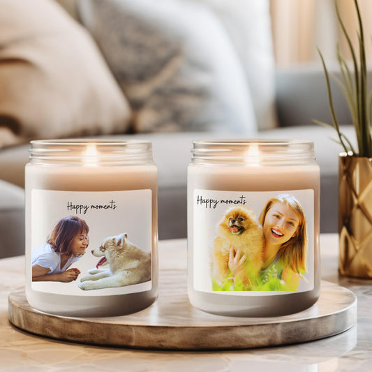 Personalized Candle with Your Custom Text